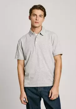 Рубашка поло Pepe Jeans, светло-серый