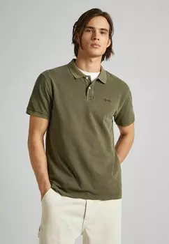Рубашка поло Pepe Jeans, зеленый