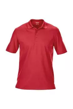 Рубашка поло Performance Sport из двойного пике Gildan, красный