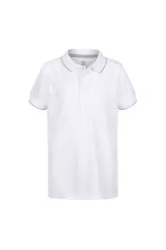 Рубашка поло Performance стрейч Island Green, белый