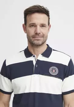 Рубашка-поло Peter Stripe W Badge FQ1924, белоснежная