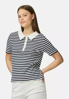 Рубашка поло Pieces, темно-синий