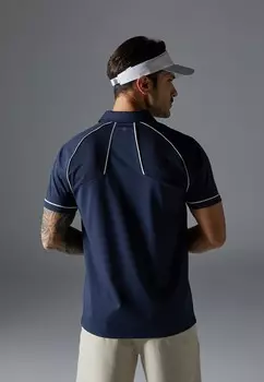 Рубашка поло Pier One Sport, темно-синий