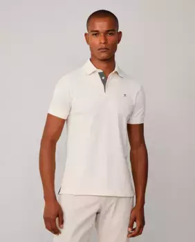 Рубашка поло пике с логотипом больших размеров Hackett, цвет Crudo