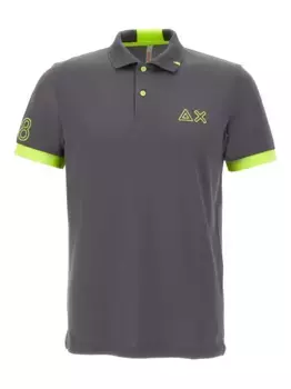 Рубашка-поло пике Sun68, серый