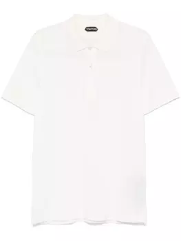 Рубашка поло пике TOM FORD, белый