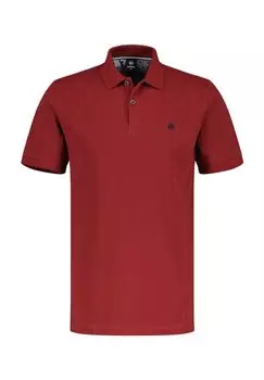 Рубашка-поло, пике, вышивка логотипа, мужская LERROS, цвет 362 Deep Garnet Red