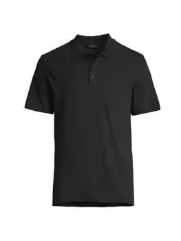 Рубашка-поло Пима Vince, черный