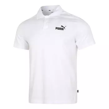 Рубашка поло pique garden polo shirts 'white' Puma, белый