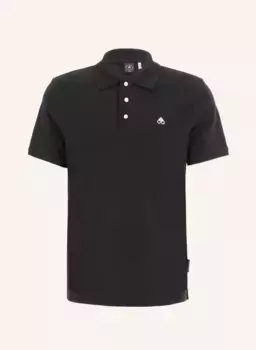 Рубашка-поло pique Moose Knuckles, черный