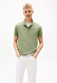 Рубашка поло PLACKET Tommy Jeans, зеленый