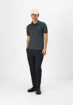 Рубашка поло PLAIN Lyle & Scott, темно-зеленый