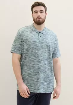 Рубашка-поло PLUS-IN OPTIK TOM TAILOR, цвет navy white spacedye pique