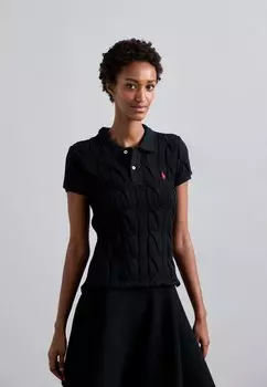 Рубашка поло Polo Ralph Lauren, черный