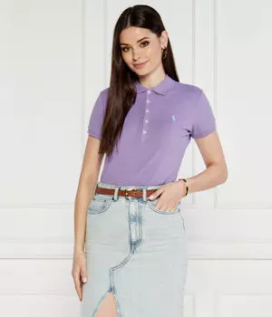 Рубашка поло Polo Ralph Lauren, фиолетовый