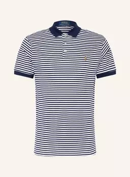 Рубашка поло POLO RALPH LAUREN Jersey Custom Slim Fit, белый