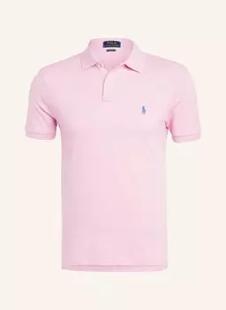 Рубашка поло POLO RALPH LAUREN Piqu Slim Fit, роза