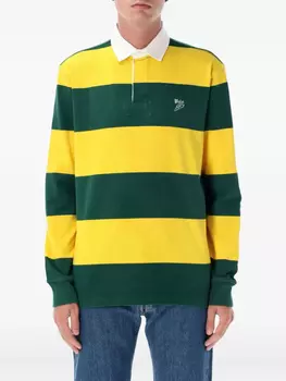 Рубашка поло Polo Ralph Lauren в полоску регби, зеленый