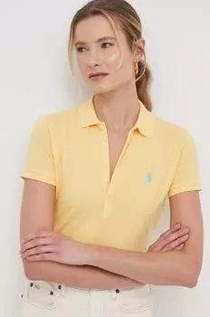 Рубашка поло Polo Ralph Lauren, желтый