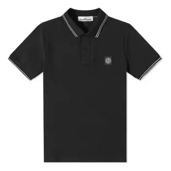 Рубашка поло polo shirt 'black' Stone Island, черный