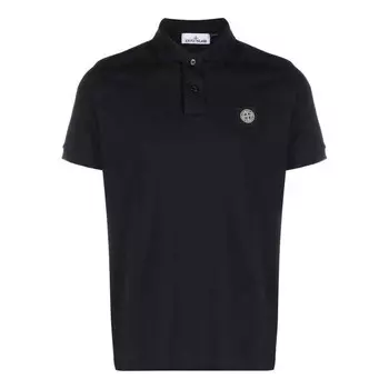 Рубашка поло polo shirt 'black' Stone Island, черный