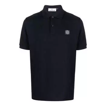 Рубашка поло polo shirt 'navy' Stone Island, синий
