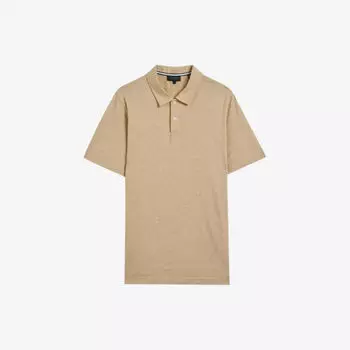 Рубашка-поло Polsden из смеси хлопка и кашемира Ted Baker, оранжевый