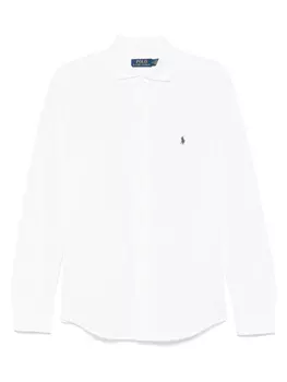 Рубашка поло «Пони» Polo Ralph Lauren, белый