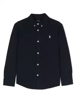 Рубашка Polo Pony Ralph Lauren Kids, синий