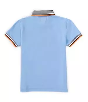 Рубашка-поло Portland Sport с короткими рукавами для мальчиков 5–6 лет Psycho Bunny Little Boys, синий