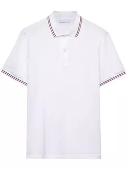 Рубашка поло Prada пике, белый