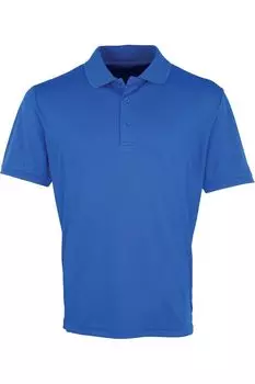 Рубашка-поло Premier Coolchecker Pique с короткими рукавами, royal