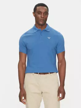 Рубашка поло приталенная Original Sports MML0358BU67 Barbour, синий