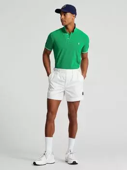 Рубашка-поло приталенного кроя из сетки Polo Ralph Lauren X Wimbledon, на ножке