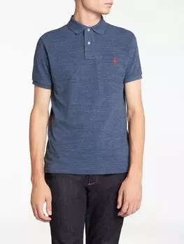 Рубашка поло приталенного кроя Polo Ralph Lauren, классический королевский вереск