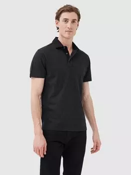 Рубашка поло приталенного кроя с короткими рукавами Stanley Point Rodd & Gunn, нуар