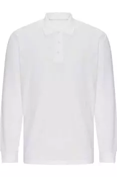 Рубашка-поло Prortx с длинными рукавами, белый