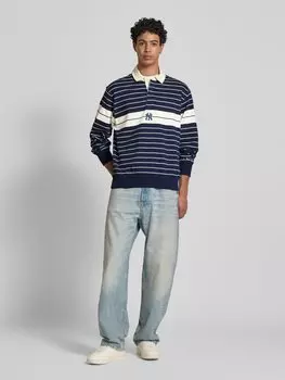 Рубашка поло прямого кроя с длинными рукавами CHAMPION