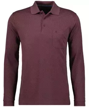 Рубашка-поло RAGMAN, бордовый
