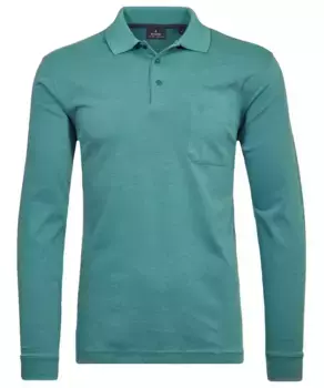 Рубашка-поло RAGMAN, изумрудный