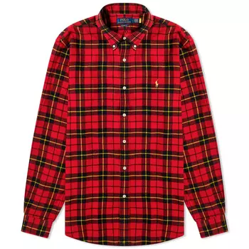 Рубашка Polo Ralph Lauren Check Flannel, цвет Red & Black Multi