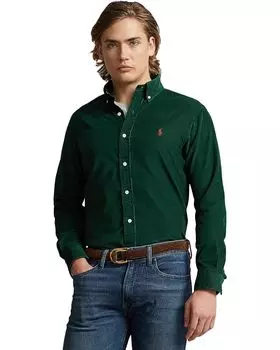 Рубашка Polo Ralph Lauren Classic Fit Corduroy Shirt, цвет Moss Agate