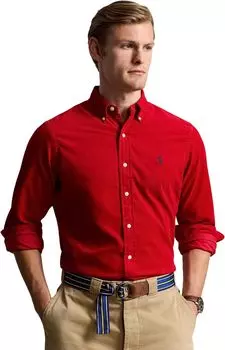 Рубашка Polo Ralph Lauren Classic Fit Corduroy Shirt, цвет Martin Red