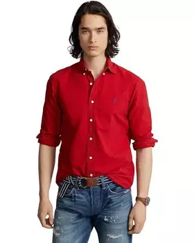 Рубашка Polo Ralph Lauren Classic Fit Garment-Dyed Oxford, цвет Red 2
