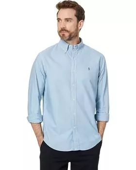 Рубашка Polo Ralph Lauren Classic Fit Garment-Dyed Oxford, цвет Estate Blue