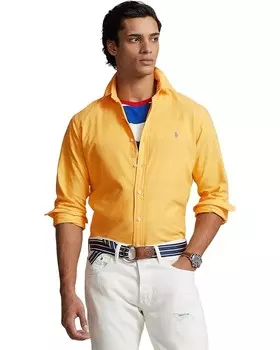 Рубашка Polo Ralph Lauren Classic Fit Garment-Dyed Oxford, цвет Yellow 1