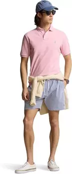 Рубашка Polo Ralph Lauren Classic Fit Mesh Polo Shirt, цвет Pink 2