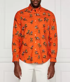 Рубашка POLO RALPH LAUREN Classic fit, оранжевый