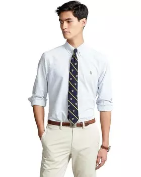 Рубашка Polo Ralph Lauren Classic Fit Oxford, цвет Blue/White Stripe