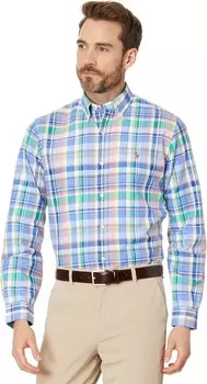 Рубашка Polo Ralph Lauren Classic Fit Plaid Performance Shirt, разноцветный